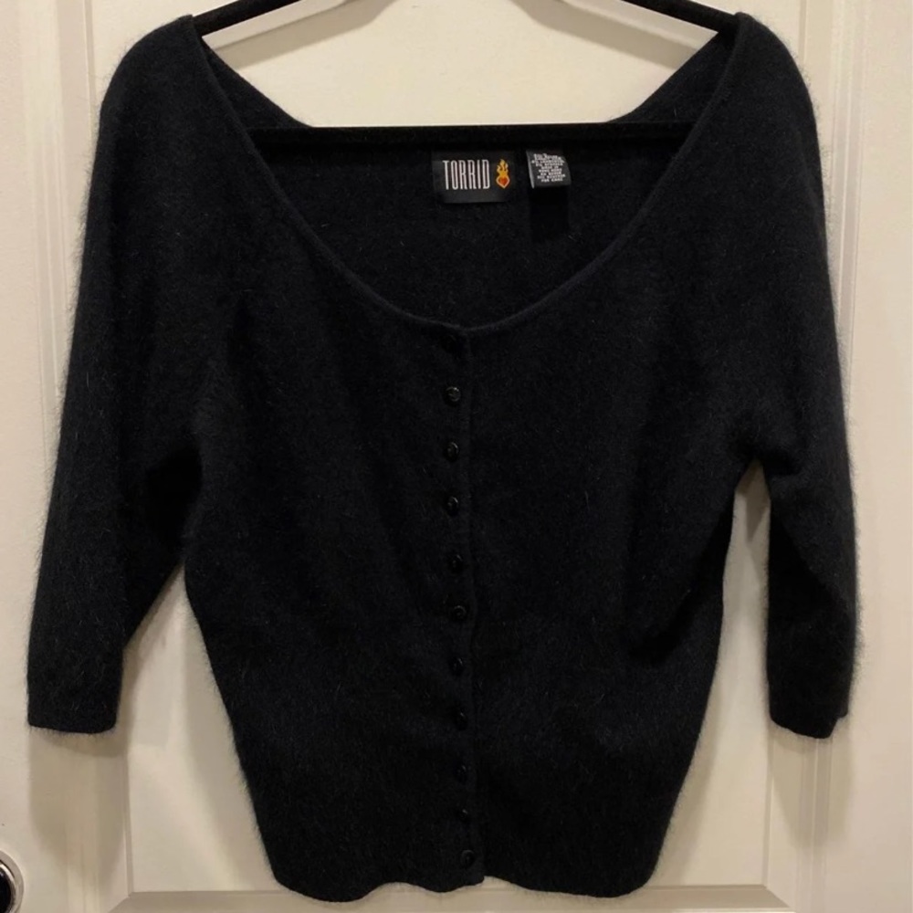 Torrid Crop Cardigan Sweater